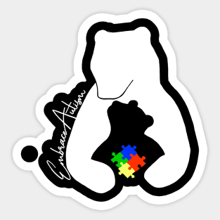 Embrace Autism Shirt - Autism Awareness Sticker